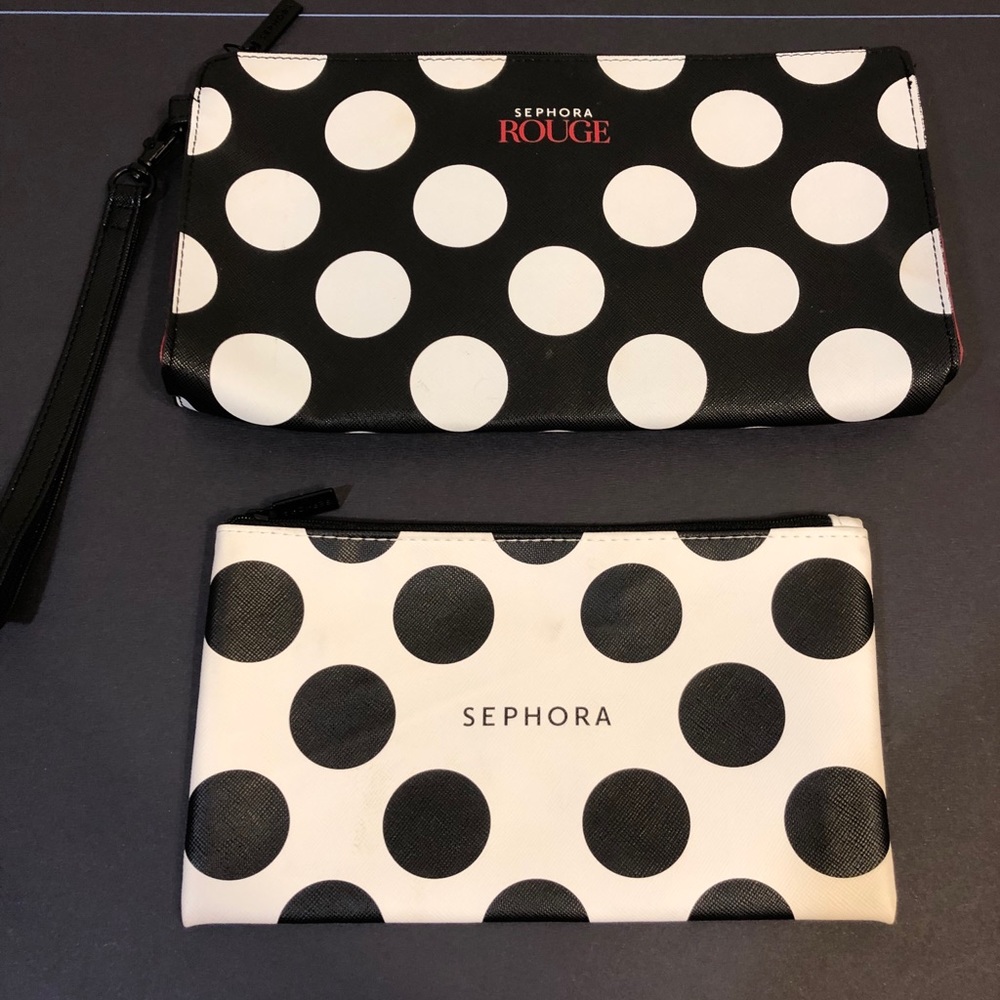New Sephora cosmetic makeup travel pencil bags set